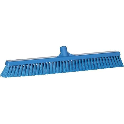 Vikan 24 in Sweep Face Broom Head, Soft, Synthetic, Blue 31993-1 Each