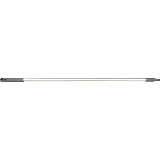 SPARTA Aluminum Broom and Mop Handle Replacement with Acme Threaded Tip for Environments with Harsh Cleaning Agents, Aluminum, 75 Inches, Gray, (Pack of 12)