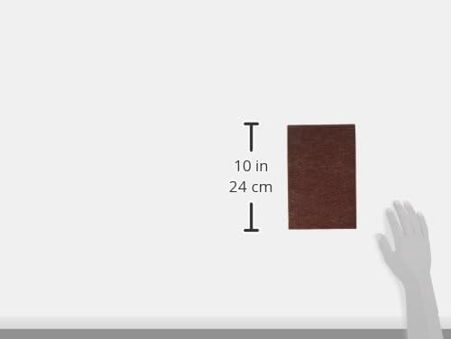 Mercer Abrasives 285MRN-20 6-Inch by 9-Inch Non-Woven Industrial Strength Hand Pads, Maroon, 20-Pack