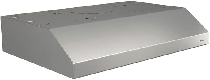 Broan-NuTone BCSD130SS Glacier Range Hood with Light, Exhaust Fan for Under Cabinet, Stainless Steel, 30-inch, 300 Max Blower CFM
