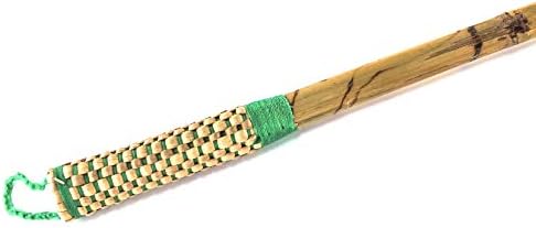 1 Piece of 24'inch Tall of Thai Natural Grass Broom and 1 Piece of Loincloth Storage Bag Asian Broom Hand Broom Duster Grass for dusting Dirt and dust