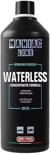 MANIAC LINE MAFRA Waterless Wash | Clean and Shine Without a Hose | Lubricated Wipe Reduces Marring | Safe on Paint Glass and Exterior Plastics | On the Go Maintenance Between Washes | 1 Liter