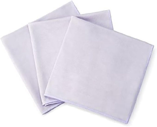 Fuller Brush Shine Bright Microfiber Cloths – 3-Pack, 16" x 16" Streak-Free Cleaning for Glass, Mirrors & Appliances – Lint-Free, Super Absorbent, Reusable