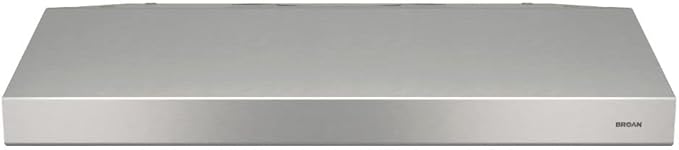 Broan-NuTone BCSD130SS Glacier Range Hood with Light, Exhaust Fan for Under Cabinet, Stainless Steel, 30-inch, 300 Max Blower CFM