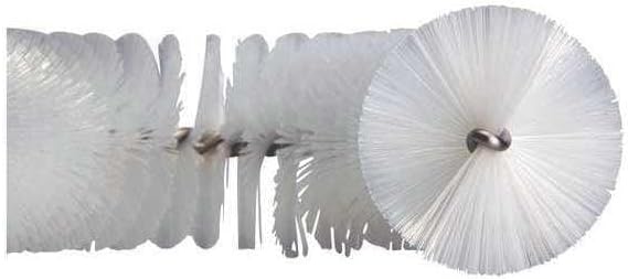 7 7/8 in W Hook Brush, Medium, 5 1/4 in L Handle, 15 1/2 in L Brush, White, Polypropylene - 1 Each