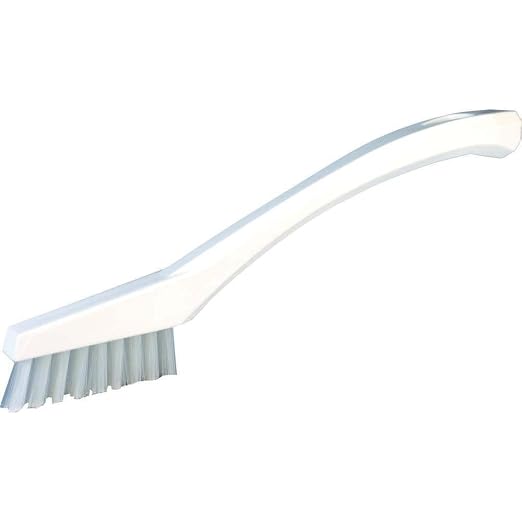 1/2 in W Detail Brush, Stiff, 5 1/2 in L Handle, 2 in L Brush, White, Plastic, 8 in L Overall - 1 Each