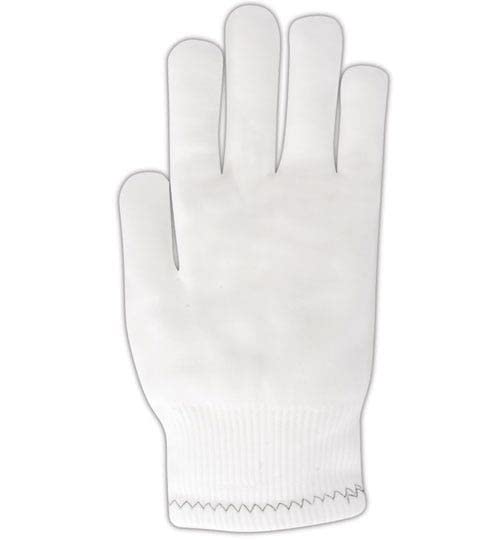 MAGID FiberLock 132NYA Nylon Glove, Knit Wrist Cuff, 9.5" Length, X-Small (One Dozen)