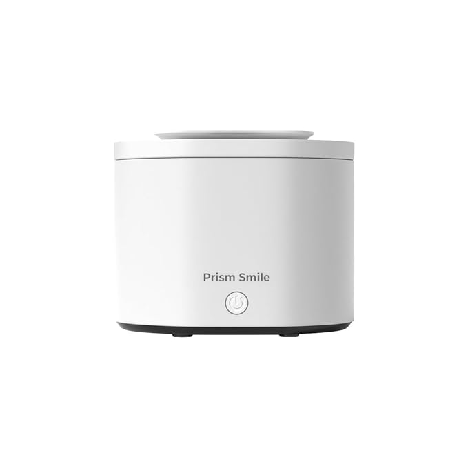 PulsePro Ultrasonic Cleaner with UV Sanitizer, 42 kHz Professional Dental Device Cleaner, 200ml Tank for Aligners, Retainers, Night Guards, One-Touch Operation