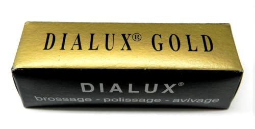 Dialux Gold Polishing Compound Jewelry Rouge Super-Finish Highest Gloss - 1 Bar