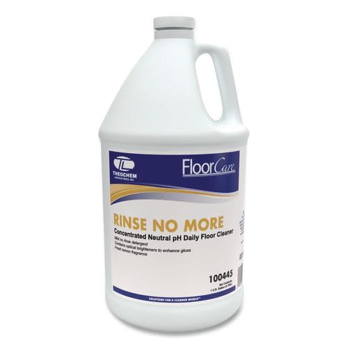 100445-7G Rinse-No-More Case, 4/1 Gallon (Pack of 4) | Neutral pH No-Rinse Formula For Commercial Floor Maintenance
