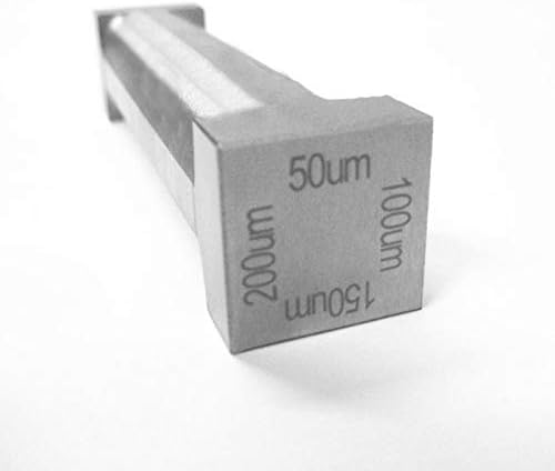 YUCHENGTECH Four Side Wet Film Coating Applicator Wet Film Coater Applicator Wet Film Coating Device Film Applicators Wet Film Width 80mm (50μm, 100μm, 150μm, 200μm)