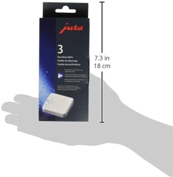 Jura CLEARYL Water-Filter Cartridge, White & 66281 Decalcifying/Descaling Tablets (9 tablets)