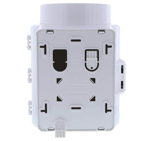 Upward-Pull Wall Mounted Wipes Dispenser for Surface or Skin Wet Wipes - Stylish White Dispenser for Sanitizing Hand Wipe Refill Rolls in Public Facilities, Offices, Hospitals, Stores