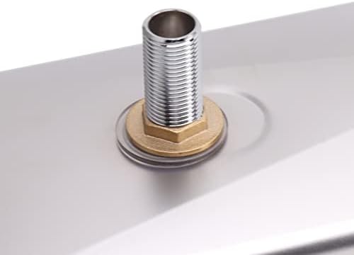 Haofy Pitcher Rinser, Glass Sink Rinser 304 Stainless Steel Multi Angle Flushing High Pressure Washing Water Saving Easy to Install with Drip Tray for Coffee Shop (Stainless Steel Color B)