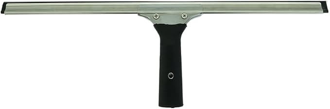 XERO Window Squeegee Cleaning Caddy Kit- Holster Side Bucket with Adjustable Belt -18" Channel with Handle and 1-18" T-Bar Washer with Sleeve Windshield Cleaner Tool