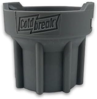 Coldbreak Beer Coupler Cleaning Cap - Bar Supplies and Beer Accessories - Ideal for Bartenders, Bar Owners, Professional and Home Brewers - Compatible with Sankey D and Euro (S), Grey