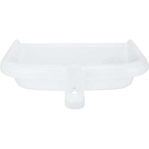 SPARTA Large Handheld Dustpan with Hanging Hole, Heavy-Duty Plastic Dustpan with Wide Lip for Countertops and Surfaces, Plastic, 10 Inches, White, (Pack of 12)