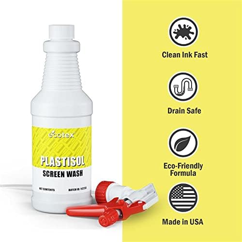 Ecotex® Plastisol Screen Wash, Plastisol Ink Remover (Gallon - 128oz.) - Screen Print Direct®