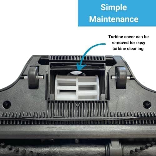 Upgraded Turbo Brush Replacement for ProTeam Backpack Vacuum Cleaners – Replaces Part # 836357 – Deep Cleaning Carpet Tool for Medium to High Pile Rugs, Commercial, Hotel & Office Grade