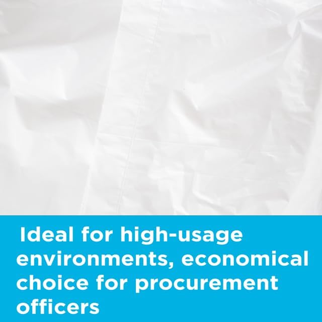 Highbar Select Clear Trash Bags,40-45 Gallon Trash Bags, 40" x 48", 250 Count, 16 Micron, High Density, Ideal for Janitors, Facility Managers, Industrial, Recycling