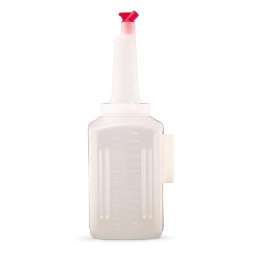 Traex 1 Gallon Pack of Bar Keep II Bottles w/Colored Spouts