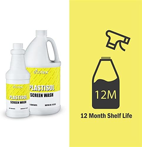 Ecotex® Plastisol Screen Wash, Plastisol Ink Remover (Gallon - 128oz.) - Screen Print Direct®