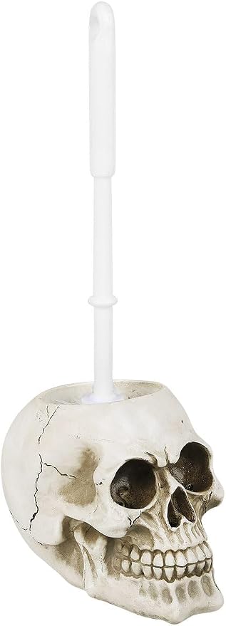 Nemesis Now Brush with Death Toilet Brush 16cm Ivory