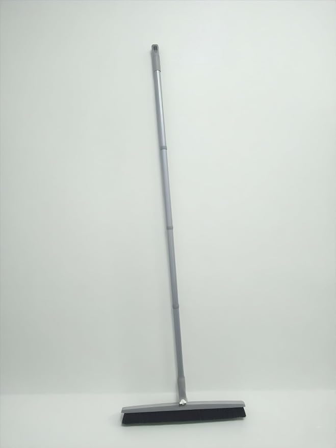 Broom for Hardwood Floors, 18" Swivel Head, 54" Handle Sweeper Lightweight Broom Easy Sweep Like Horsehair Broom