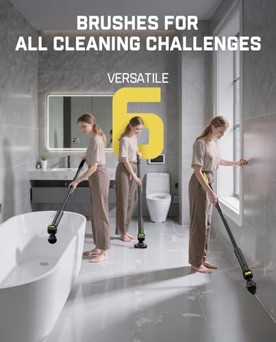 Fanttik Flip G9 Pro Electric Scrubber & 4 Pcs Replacement Pads for Fanttik Flip G9 Pro Electric Spin Scrubber