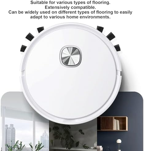 Yosoo Smart Robot Vacuum and Mop Combo, Advanced Navigation, Dynamic Cleaning Mode Adjustment, Robotic Vacuum Cleaner, Powerful Suction, Self Charging, Pet Hair, Hard Floors