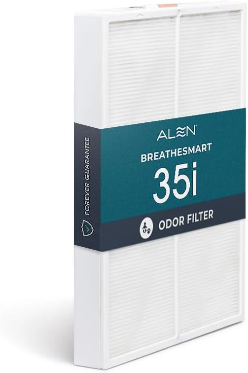 Alen Breathesmart 35i Replacement Air Filter B3-Odor Replacment HEPA Filter - Captures Allergens + Pet Dander & Odors