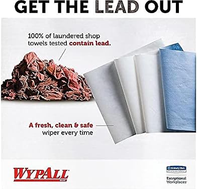 WypAll 34790CT X60 Wipers, POP-UP Box, White 126/Box