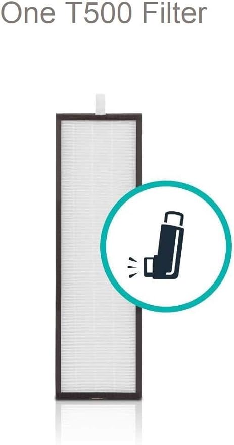 Alen Air Filter TF60-Pure Replacement HEPA Filter for T500 Air Purifier - Captures Allergens, Dust, & Mold (1 Filter)