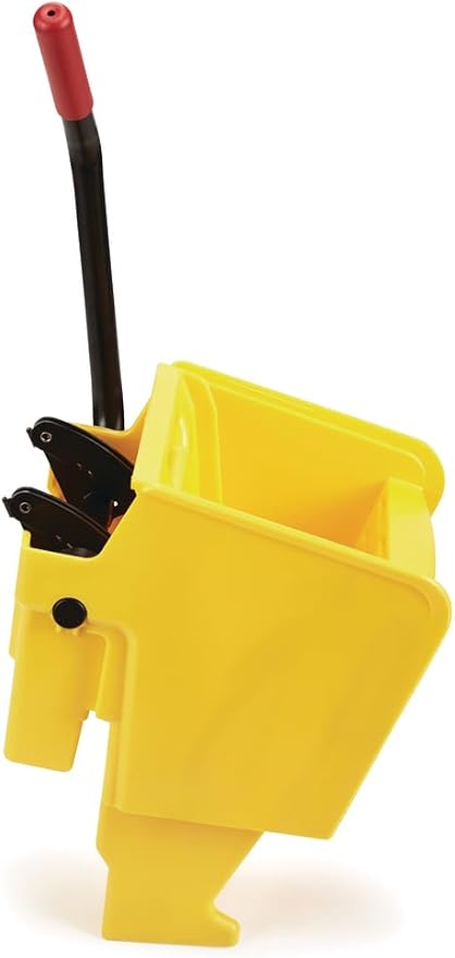 Rubbermaid Commercial Products Side-Press Replacement Wringer for WaveBrake 2.0 Mopping Buckets Yellow Heavy Duty Cleaning for Professional/Janitorial Use