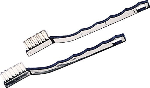 SPARTA Flo-Pac Grout Brush, Utility Brush with Crimped Stainless Steel Bristles for Cleaning, Detail Work, and Janitorial Use, 7 Inches, Black, (Pack of 12)