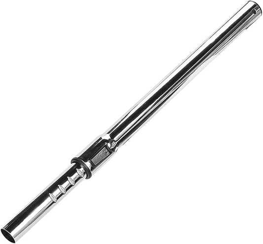 1 1/4 inch 32mm Chrome Telescopic Hose Metal Vacuum Wand Hose Vacuum 1.25inch Extension Wand Extends to 31.9 Inch Long for Most Brand Vacuum