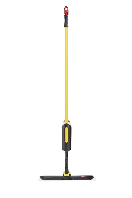 Rubbermaid Commercial Products Spray Mop Kit Includes Mop + Pads for All Floor Types/Hardwood/Vinyl/Tile