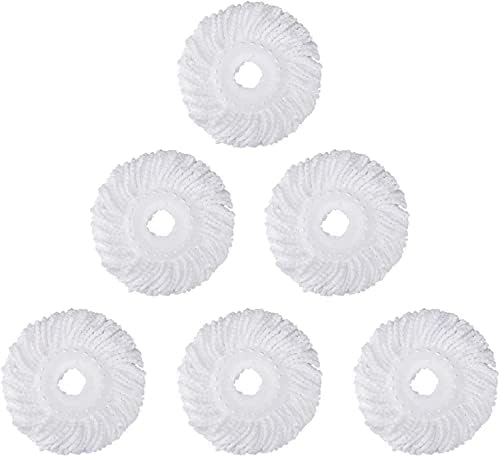 Spin Mop and Bucket with 12Pcs Mop Heads(Light Green)