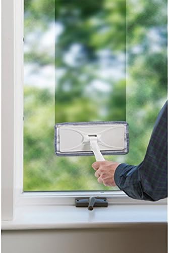 UNGER SpeedClean Indoor Window Cleaner Replacement Pads, Remove Dirt, Grim, & Dust, Works with All Glass Cleaners and Solutions, Cleaning Supplies, Reusable & Machine Washable (Pack of 8)