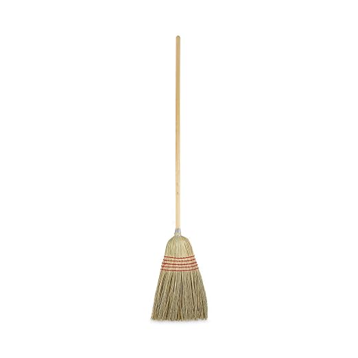 C-BROOM PARLOR MIXED FIBER WOOD HANDLE