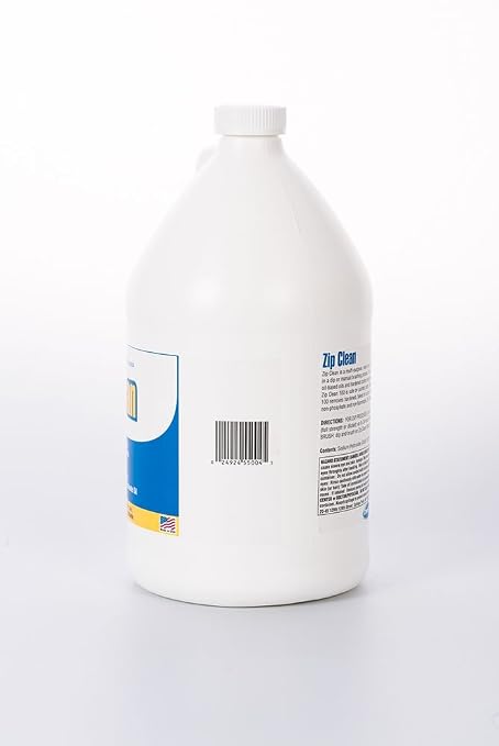 Zip Clean, 1 Gallon, Multi-Purpose, Heavy-Duty, Metal Degreaser & Carbon Cleaner that Dissolves & Removes Mineral Oil-Based Oils & Hardened Carbon Deposits, Made in USA (55-004)