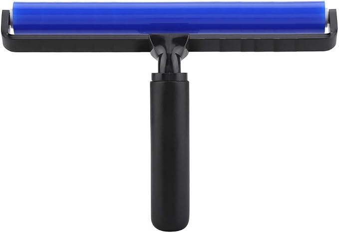 8 Inch Silicone Manual Roller Anti-Static Cleaner Tool, Under the Action of Static Electricity, Small Impurities Will be Adsorbed on the Drum 8"