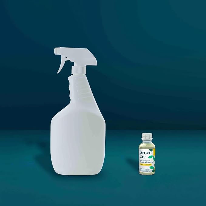 Grove Co. Multi-Purpose Cleaner Concentrate - Two 1oz Packs, Lemon & Eucalyptus Liquid Surface Refill