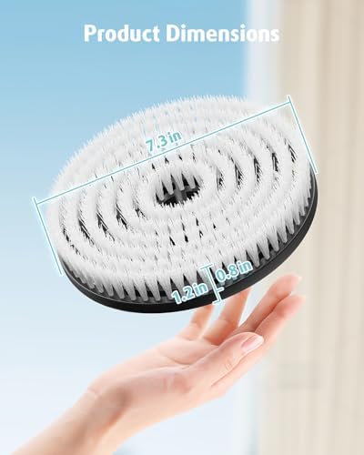 2 Count Upgraded Steam Scrub Brush Head + 16 Pack Steam Mop Replacement Pads for Shark Steam and Scrub Mop S8201 S8001 S7201 S7000 Series