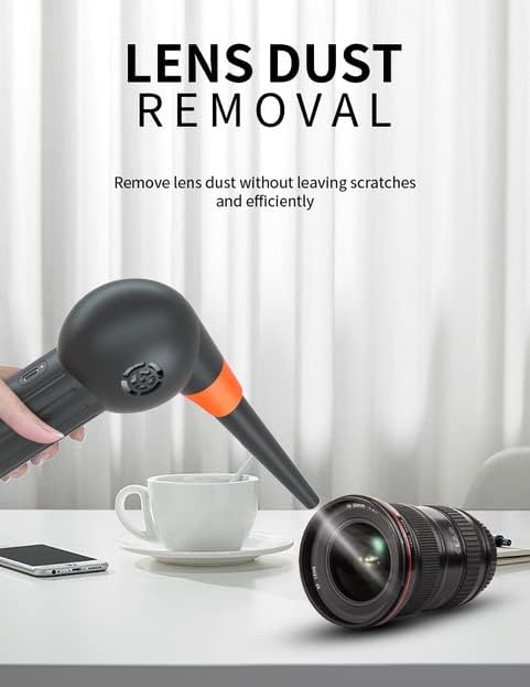 Byson Air Duster for Computer Keyboard Cleaning, 40,000 RPM, Brushless Motor, Rechargeable Battery Powered, Type-C Fast Charge 40 Minutes Use, Reusable Duster Replaces Compressed Air Cans