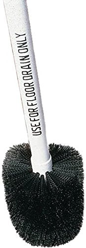 SPARTA 4014600 Plastic Floor Drain Brush, Drain Cleaning Brush With Female Thread For Drain Cleaning, 3 Inches, Black