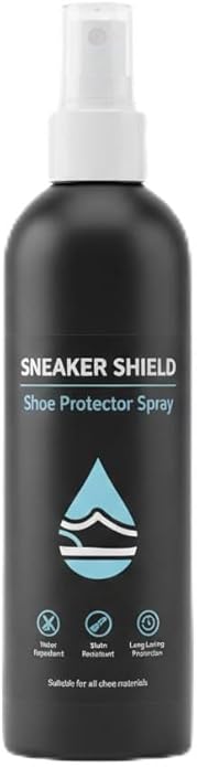 Meuvcol Shoe Protector Spray, 17.6 Fl oz Water Repellent & Stain Guard for Sneakers, Suede, Leather, Boots & Canvas, Shoe Protection Spray Kit with Towel & Silicone Gloves