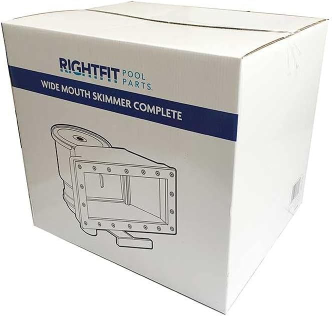 RightFit Wide Mouth Thru-Wall Above Ground Pool Skimmer Kit WB734757