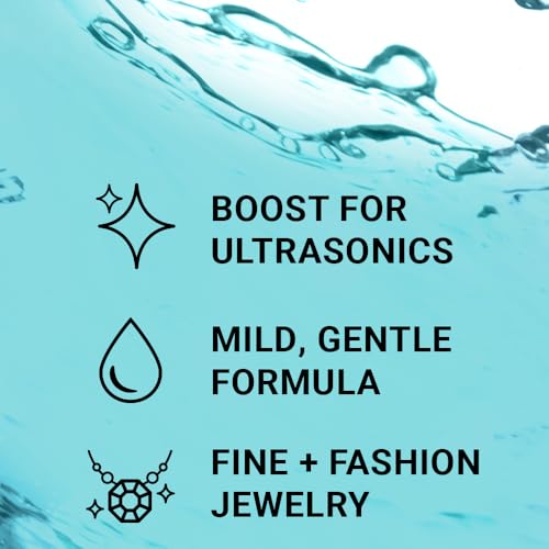 Professional Ultrasonic Cleaner Machine + Jewelry Cleaner Packettes 10 Pack