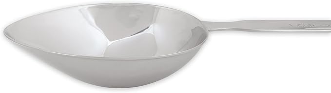RSVP International Endurance Stainless Steel Measuring Scoop Collection, Oval, 1-Cup
